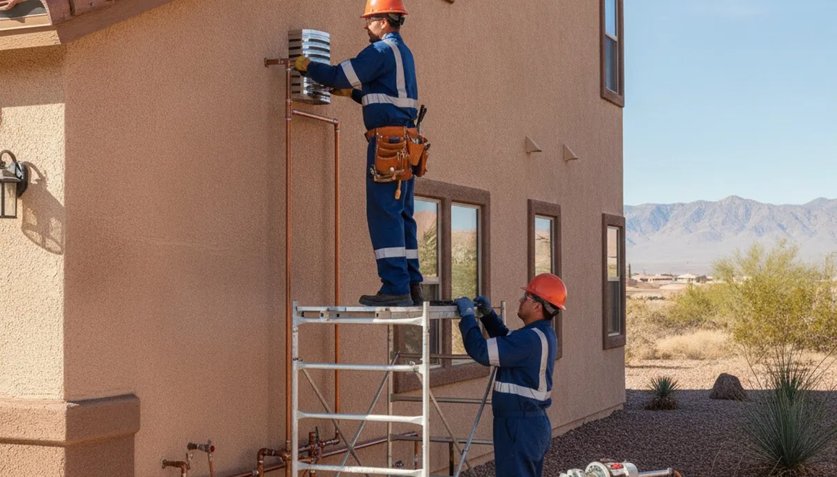 Las Vegas, NV plumbing repair team servicing residential and commercial pipe leaks