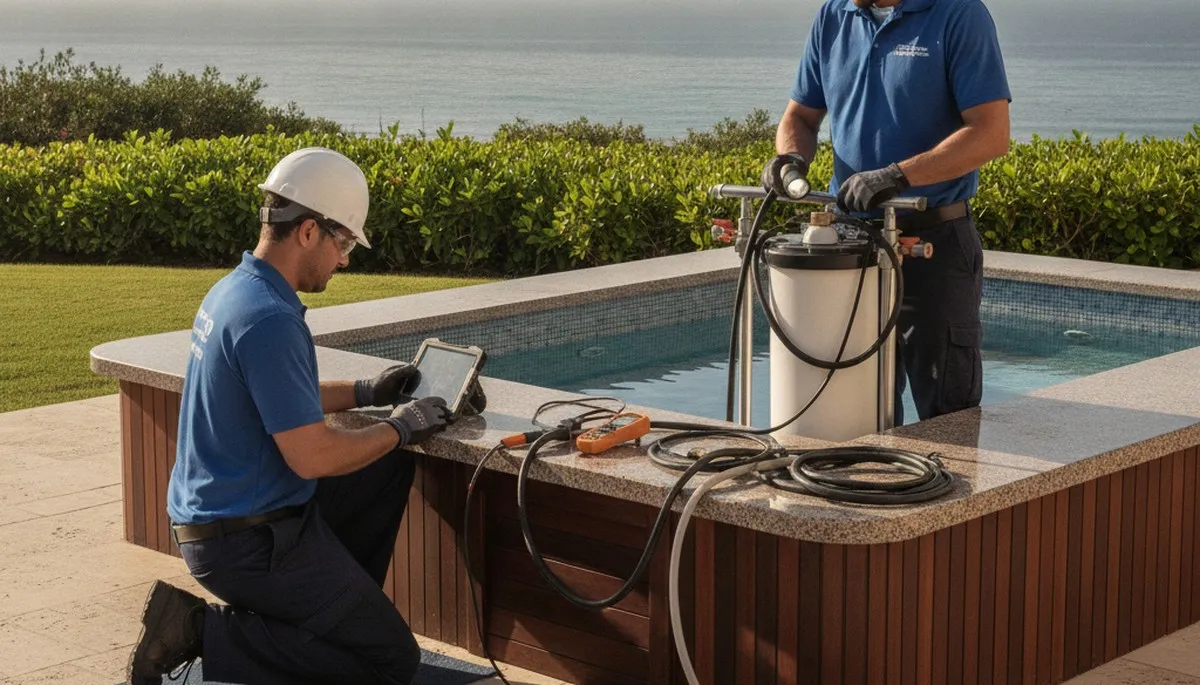 Spa repair service in Las Vegas, NV for homeowners with worn seals and heat-stressed spa jets